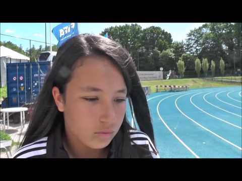 Inara Bouker voor België U16 - Kroatië U16 op 16.05.2017