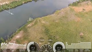 20 Km flight over Arges River