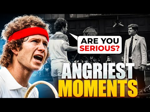 John McEnroe’s Most Explosive Tennis Moments: Racket-Smashing & Epic Rants!
