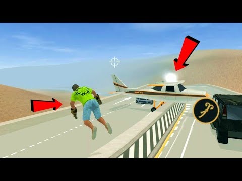 Vegas Crime Simulator - (Airplane Crash land on the highway road) - vegas crime simulator airport