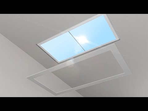 Innerscene Virtual Sun Model A7 Joist Ceiling Installation Overview