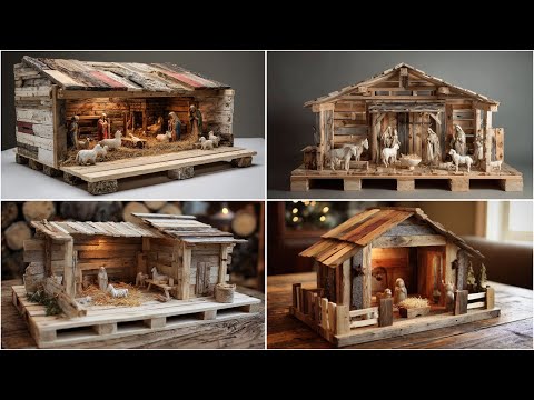 100 Wooden DIY Nativity Stable Ideas (Part 2) | Easy Christmas Decoration Projects