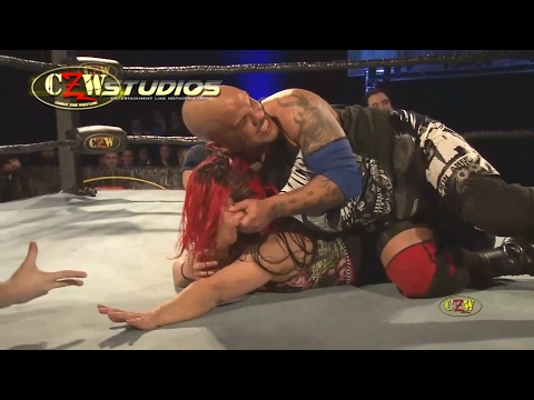 #CZW18: Chrissy Rivera squares off with Homicide (CZWstudios.com)