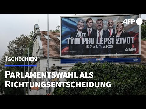 Tschechien: Parlamentswahl als Richtungsentscheidung | AFP