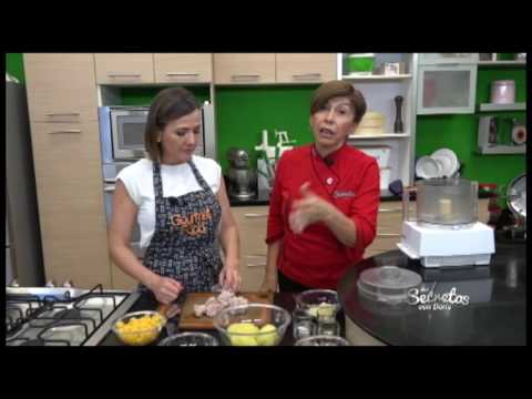 Picadillo de papaya verde, papa y posta de cerdo (Jueves 22 de setiembre del 2016)