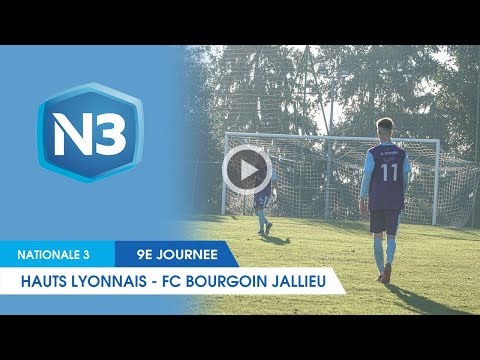 Résumé vidéo N3 - Hauts lyonnais - FC Bourgoin Jallieu