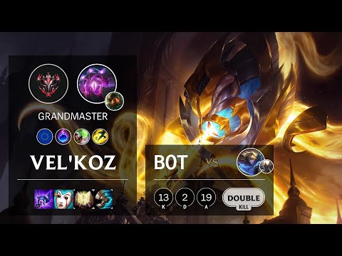 Vel'Koz Bot vs Ezreal - EUW Grandmaster Patch 10.21