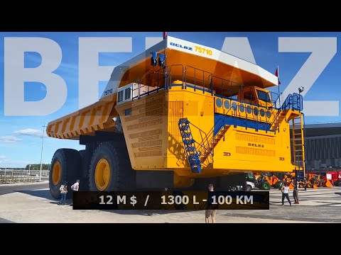 DAS IST DER GRÖSSTE LKW DER WELT! BELAZ 75710. 1300 Liter pro 100 km.