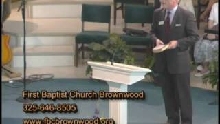 preview picture of video 'FBC Brownwood 08-16-09 am Part 1 of 4'