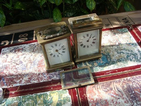 Platform Escapement Brass Carriage Mantle Clock For...