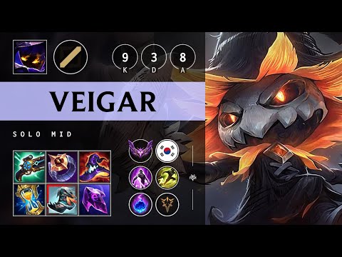 Veigar Mid vs Corki - KR Master Patch 25.12