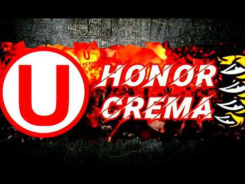 "Universitario de deportes  HONOR (U) CREMA" Barra: Trinchera Norte &bull; Club: Universitario de Deportes