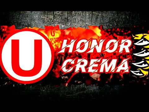 "Universitario de deportes  HONOR (U) CREMA" Barra: Trinchera Norte • Club: Universitario de Deportes