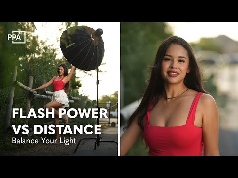 Flash Power & Distance Explained: How to Balance Outdoor Strobes for Natural Portrait Lighting