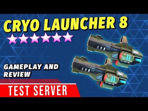 Cryo Launcher 8 | Test Server Weapon Review | Mech Arena