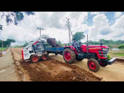 Amazing !!! Rate this Skid Steer Operator's Skill |  BOBCAT S450 | Construction life