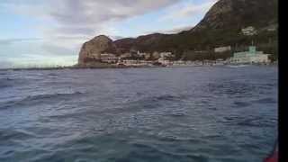 preview picture of video 'kayak desde playa del Garraf'