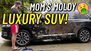 MOM'S MOLDY Luxury SUV Audi Q7 || CAR DETAILING RESTORATION