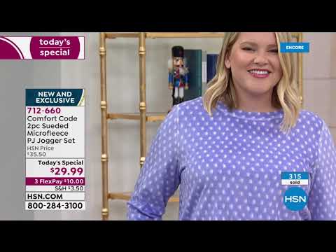 HSN | Comfort Code by Cuddl Duds Gifts 10.22.2020 - 06 AM