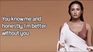 Demi Lovato ft. Lil Wayne - Lonely (Lyrics)