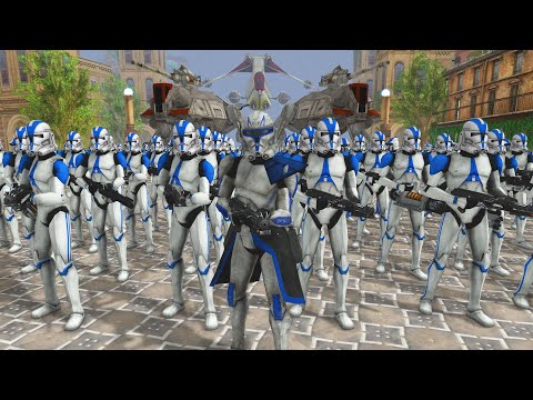 Captain Rex's CGI 501st Clone Army! - Men of War: Star Wars Mod Battle Simulator