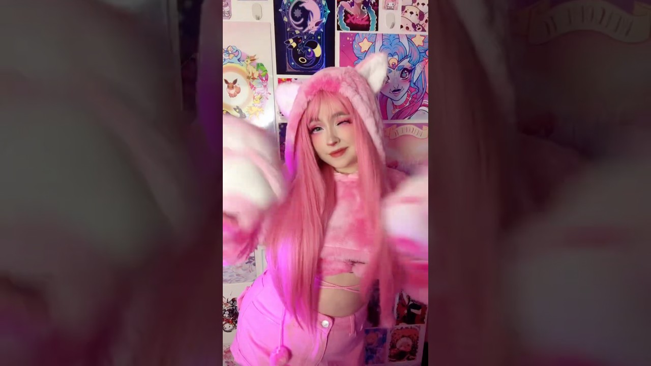 Pink catgirl ! #cosplay #cosplayer #cosplaygirl #shorts #nekogirl #neko #catgirl #cat