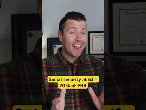 Taking Social Security at 62 Gets You This Much #retirement #financialfreedom #socialsecurity