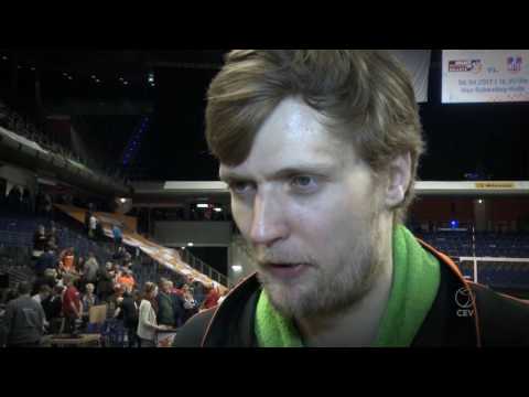 BR Volleys Saison 2016/17 erster Sieg im Playoff Halbfinale