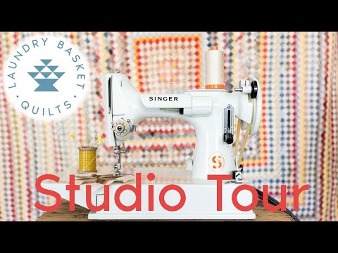 Laundry Basket Quilts - Studio Tour