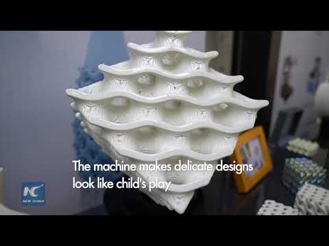 Ceramic 3D printing in Jingdezhen, China