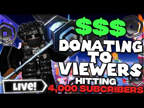 🔴 PLS DONATE LIVE 🔴 | Donating EVERY viewer & Raising R$ 💸 [HITTING 4K SUBS]