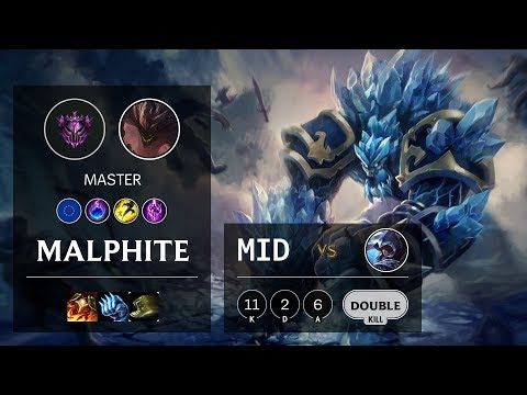 Malphite Mid vs Talon - EUW Master Patch 10.11