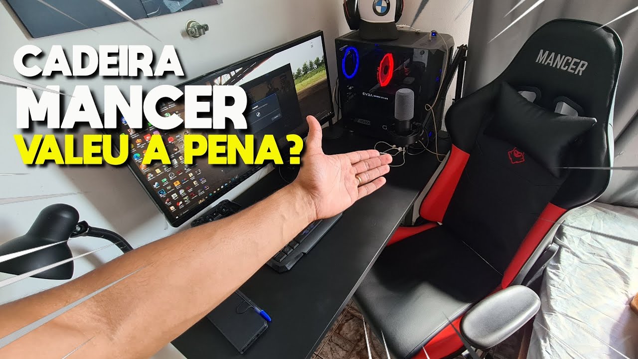 CADEIRA GAMER MANCER TYR | VALEU A PENA? É confortável? Faz barulho? Duvidas antes de Comprar!