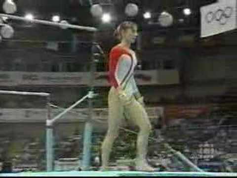 Maria Olaru 1999 Worlds Team Finals Uneven Bars