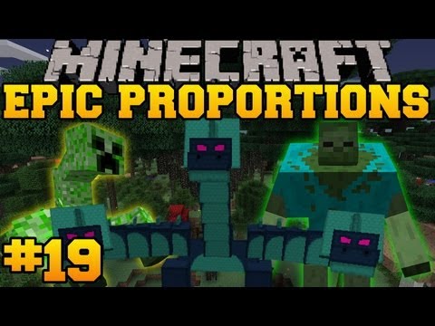 Minecraft: Epic Proportions - Mutant Enderman Battle! - Episode 19 (S2 Modded Survival)