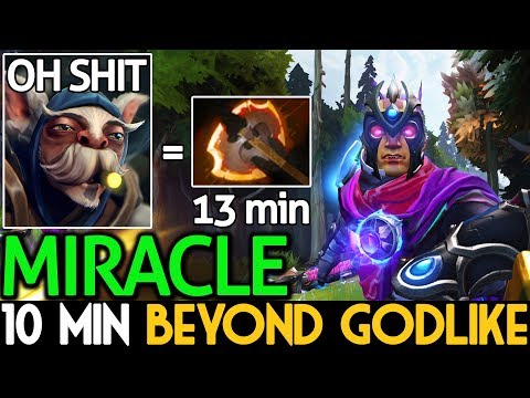 Miracle- [Anti Mage] Oh Fukin Lord | 10 Min Beyond Godlike 7.15 Dota 2