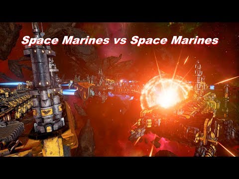 Space Marines vs Space Marines! Rank 144, Heroic Difficulty, 1500 Points - Battlefleet Gothic Armada