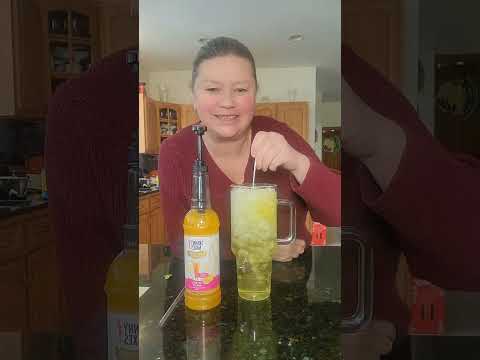 Sunburst Splash - Water of the Day - Skinny Mixes Citrus Spritz Syrup and Dole Tropical Splash