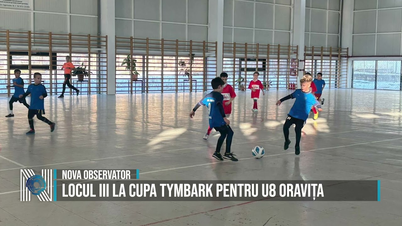 Locul III la Cupa Tymbark pentru U8 Oravița