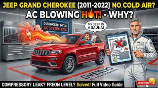 Why AC blows hot warm air, Air conditioner does not blow cold on Jeep  Grand Cherokee 2011 - 2022