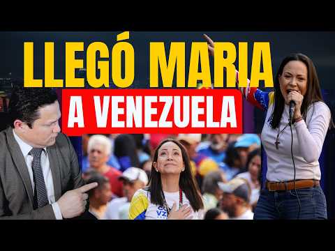 YA ESTÁ EN VENEZUELA MARIA CORINA
