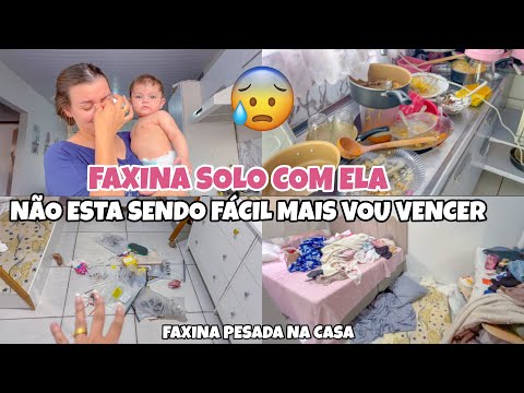 FRUSTRAÇÃO - ACABEI FAZENDO UM DESABAFO + FAXINA PESADA |ARRUMANDO A CASA COM UMA BEBE |Lar da Ana