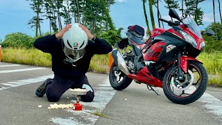 念願だったバイク納車日にクラッシュしたんだけどwww