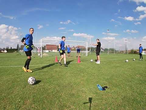 MŠK Žilina U14/15 goalkeeper traning 1v1