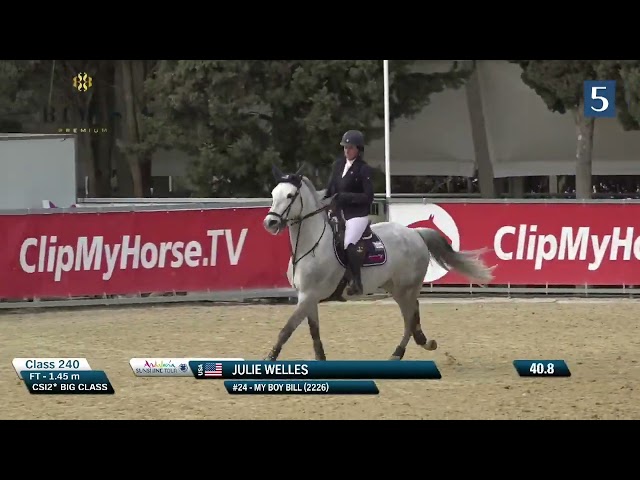 Halfl-brother of this Frozen Embryo is the CSI 1.55m jumping horse My Boy Billl with rider Julie Welles.