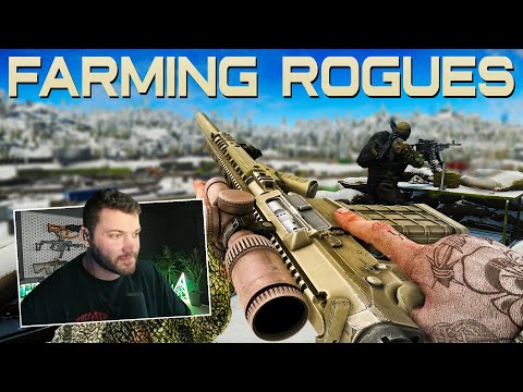 Farming Rogues on Lighthouse with the M110 - Escape From Tarkov