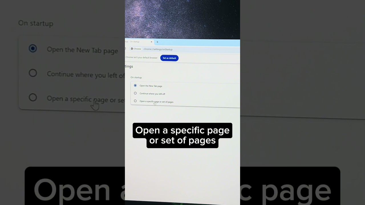 This is how to make Google your default tab on Chrome! 🔧🌟