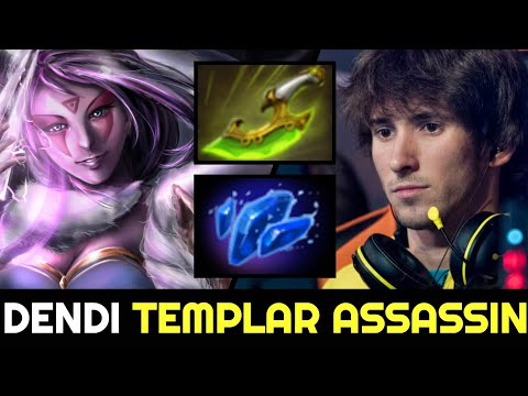 DENDI trying Templar Assassin with Swift Blink & Aghanim shard 7.28 Dota 2