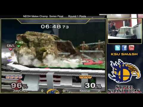 NEOH Melee CS Final - R2 Pool D4 - Joeycrzl (P1) vs Kezzup (P4)