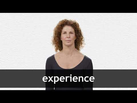 How to pronounce EXPERIENCE in English | Collins